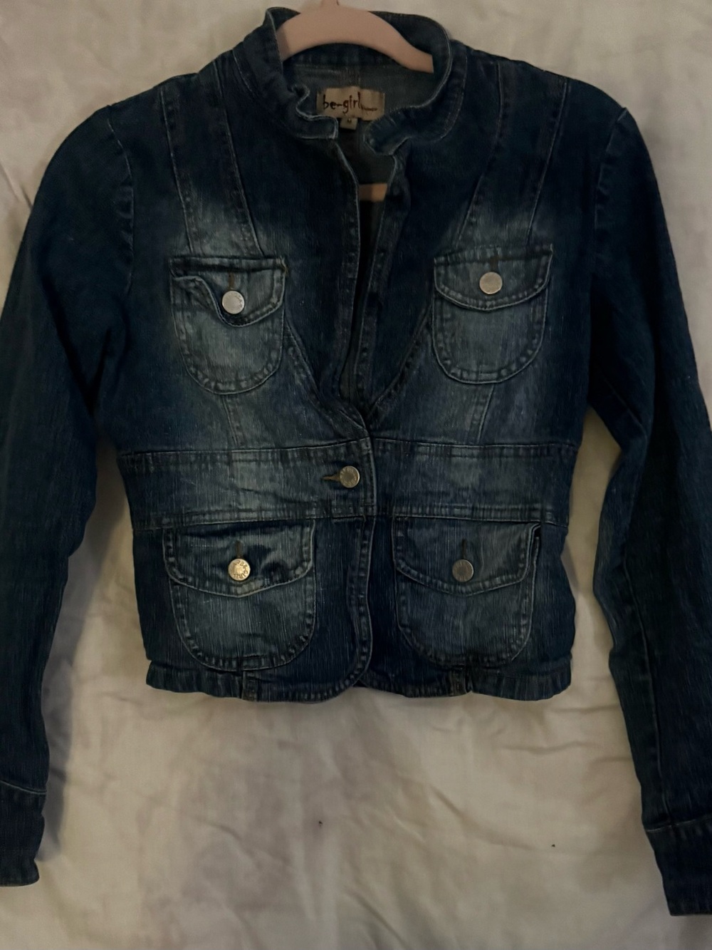 Be-Girl activewear Girl Dark Blue Denim Jacket